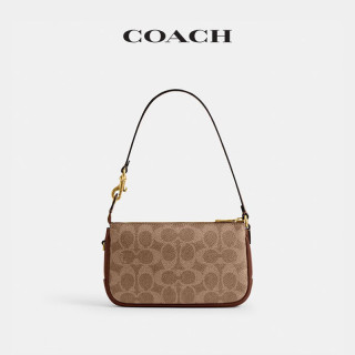 COACH 经典标志 女士手袋 B4/棕黄色 棕色