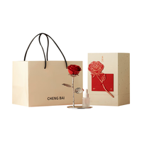  呈白 非遗白瓷 花香薰礼盒