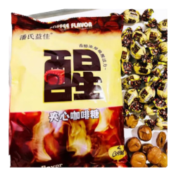 潘氏益佳 爆浆 咖啡糖 1斤装