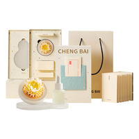  呈白 非遗白瓷 花香薰礼盒 昙花今夜开（果敢心动花果香）