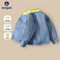  navigare/纳维凯尔 彩色翻领 儿童牛仔外套