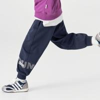 多多家 男童裤子春秋款舒弹针织卫裤儿童校园跑步运动裤中大童休闲长裤