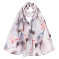  SHANGHAI SYORY/上海故事 100%桑蚕丝 女士丝巾 礼盒 莫奈花园