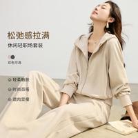 韩都衣舍 卫衣裤子两件套2026春秋时尚显瘦通勤百搭套装