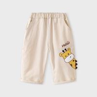 限尺码：多嘻噜卡 中小童秋季卡通长裤男女宝宝纯棉超柔休闲裤春秋款