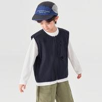 多多家 男童马甲春秋款工装机能风坎肩无袖外套儿童休闲运动百搭户外马夹