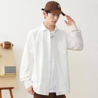 真维斯 男式长袖衬衫 翻领百搭上衣