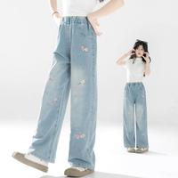 URBANSHOW 国风刺绣 女童裤子