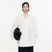 江南布衣 秋衬衫棉质宽松长袖衬衣女