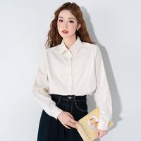 真维斯 衬衣女春秋宽松长袖外穿高级感春秋女士年轻时尚小个子洋气减龄