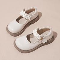富罗迷 时尚法式公主皮鞋春秋女童舒适软底儿童皮鞋玛丽珍单鞋初中生