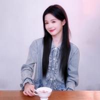 cocoon 可可尼木耳边蝴蝶刺绣牛仔衬衫2026春新款蓝色翻领棉质短外套