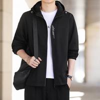 TRESPASS 春秋季男式青少年学生户外休闲百搭宽松时尚潮流开衫连帽运动外套