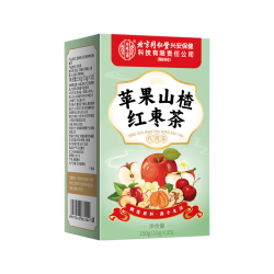 同仁堂 祛湿减瘦 山楂茶 苹果山楂茶