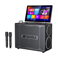  SANSUI/山水 户外K歌 家庭KTV音响套装 E93 40喇叭+21吋屏+500G