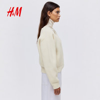 H&M 柔软罗纹针织 女士套衫 S 160/88