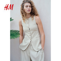  H&M 收腰 女士西装马甲 XS 155/80