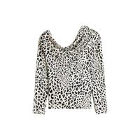  H&M 斜肩垂坠设计 女士T恤