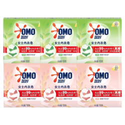 奥妙 内衣皂女士内裤专用抑菌祛异味洗内裤专用皂肥皂 茶树100g*3块+米萃100g*3块