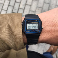 CASIO 38.2毫米石英腕表 F-91W-1