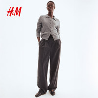  H&M 保暖 女士毛针织衫