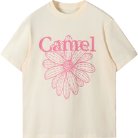  CAMEL/骆驼 棉感宽松 女士短袖T恤 【女】暖白 XL