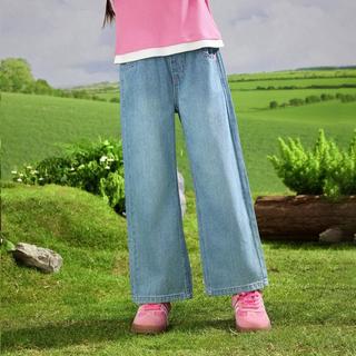  INMAN/茵曼 时尚直筒 女童牛仔裤
