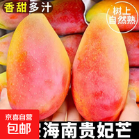 京东 海南贵妃芒果  带箱4斤甄选装 单果100g+净重3.7斤