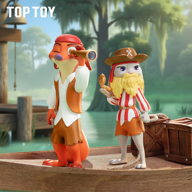 TOPTOY 迪士尼 疯狂动物城2 尼克与朱迪 盲盒 单盒