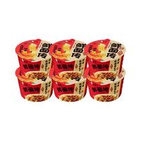  BAIXIANG/白象 非油炸 方便面 新疆辣皮子拌面115.8g*6桶