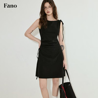 fano studios 范洛 针织连衣裙 显瘦设计 黑色第二批 M