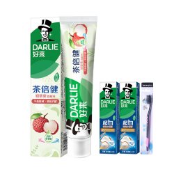 好来 荔枝味160克+牙膏40克+牙刷一支