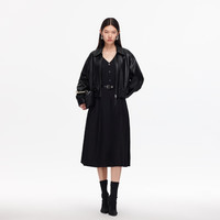  VERO MODA 含绵羊毛桑蚕丝拼接 女士连衣裙 可拆腰带