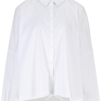 限尺码：ZARA 女式纯色宽松休闲职场通勤百搭翻领长袖衬衫