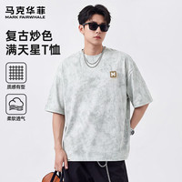  MARK FAIRWHALE/马克华菲 ins风满天星印花 男士T恤