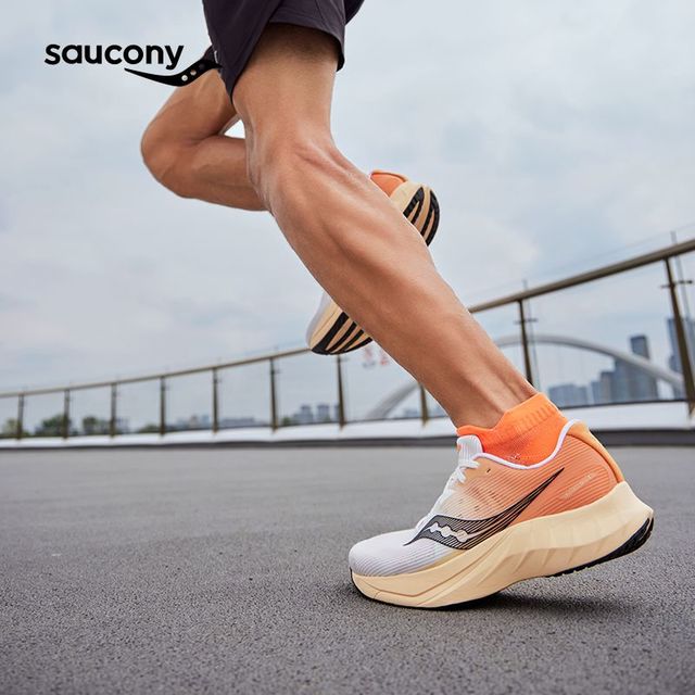 saucony Tide浪潮2轻便透气跑步鞋男慢跑减震回弹透气运动鞋