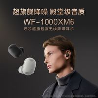 百亿补贴：索尼 WF-1000XM6 双芯旗舰降噪真无线耳机蓝牙耳机耳麦降噪豆