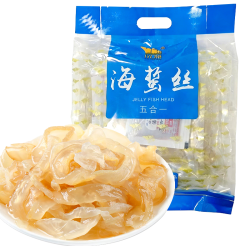 洋口港 即食鲜脆海蜇丝150克*5袋（附带调料包）