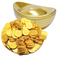 马大姐 金币巧克力元宝装588g 招财休闲零食 糖果巧克力 热门商品