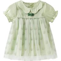  MOUSS MISKY/木生棉 国风公主 女宝宝短袖连衣裙