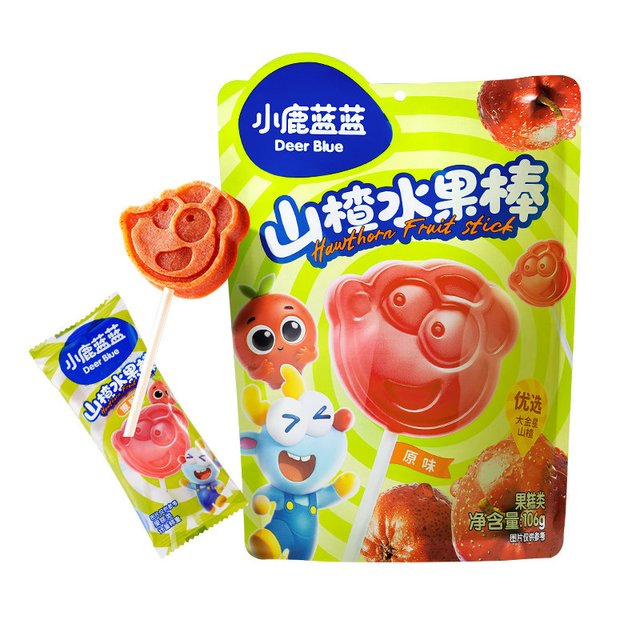 88VIP：小鹿蓝蓝 山楂水果棒 106g*2袋