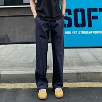 凡客诚品 高级黑百搭斜切裤男款夏季薄款显高显瘦凉感直筒休闲长裤