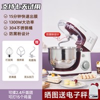顺然 台式打蛋器电动家用商用奶油打发搅拌和面厨师机