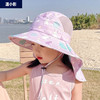 儿童帽子夏宝宝渔夫帽薄款男女儿童遮阳帽大帽檐