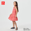 优衣库 童装女童吊带连衣裙/裙子26春夏新款483340 13 玫红色 110