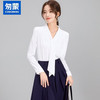 匆蒙 气质飘带 女士衬衫