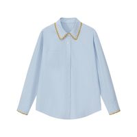  VEGA CHANG 撞色领 衬衫