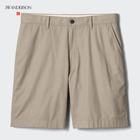 优衣库 男装/男女同款全棉短裤/裤子休闲470619 32 深米色 4XL /185/120C