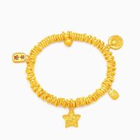 今日必买：曼卡龙 平安福运 黄金手链