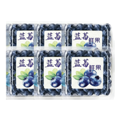 Brangdy 云南花香蓝莓 新鲜蓝莓时令水果整箱 多地次日达 带箱1.5斤 单粒15-18mm 净重